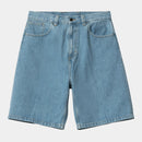 Carhartt WIP Brandon Short 100% Cotton 'Smith' Denim, 13.5 oz (Blue stone bleached)