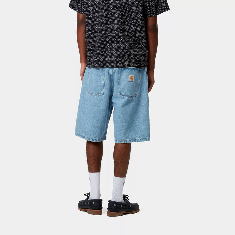 Carhartt WIP Brandon Short 100% Cotton 'Smith' Denim, 13.5 oz (Blue stone bleached)