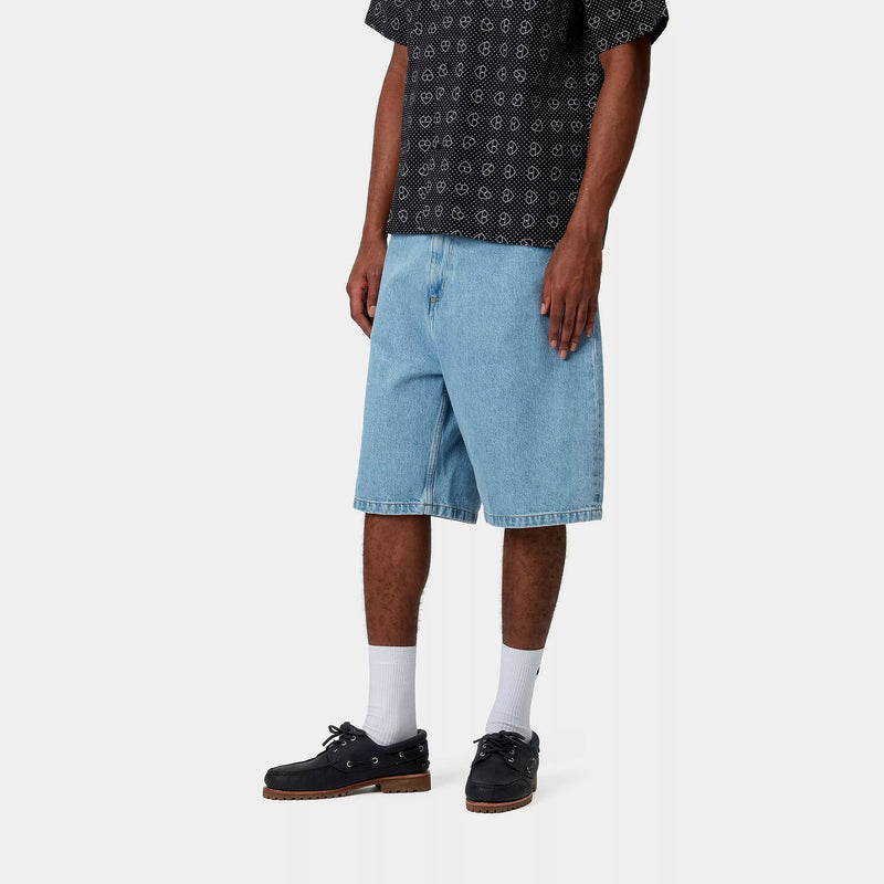 Carhartt WIP Brandon Short 100% Cotton 'Smith' Denim, 13.5 oz (Blue stone bleached)