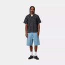 Carhartt WIP Brandon Short 100% Cotton 'Smith' Denim, 13.5 oz (Blue stone bleached)