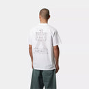 Carhartt WIP S/S Stargazer T-Shirt Organic Cotton Single Jersey, 175 g/m² (White/Black)