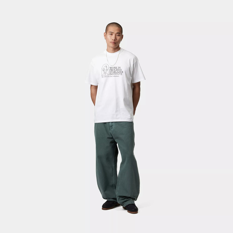 Carhartt WIP S/S Stargazer T-Shirt Organic Cotton Single Jersey, 175 g/m² (White/Black)