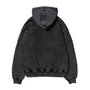 Deva States Distressed Hoodie Permanent (Washed Black)