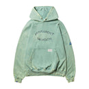 Deva States Distressed Hoodie Permanent (Washed Green)