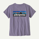 Patagonia W's P-6 Logo Responsibili-Tee (Concrete Purple)
