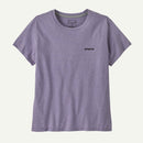 Patagonia W's P-6 Logo Responsibili-Tee (Concrete Purple)