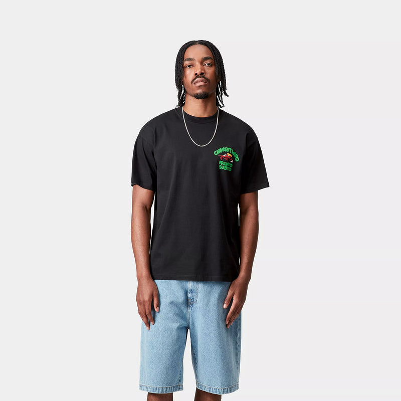 Carhartt WIP S/S Pronto T-Shirt Organic Cotton Single Jersey, 175 g/m² (Black)