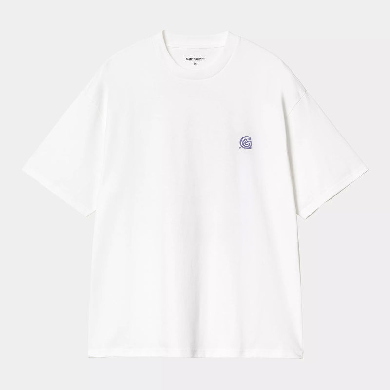 Carhartt WIP S/S Helix T-Shirt Organic Cotton Single Jersey, 210 g/m² (White)