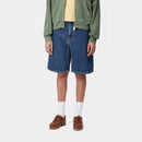 Carhartt WIP W' Brandon Short 100% Cotton 'Smith' Denim, 13.5 oz (Blue Stone Washed)