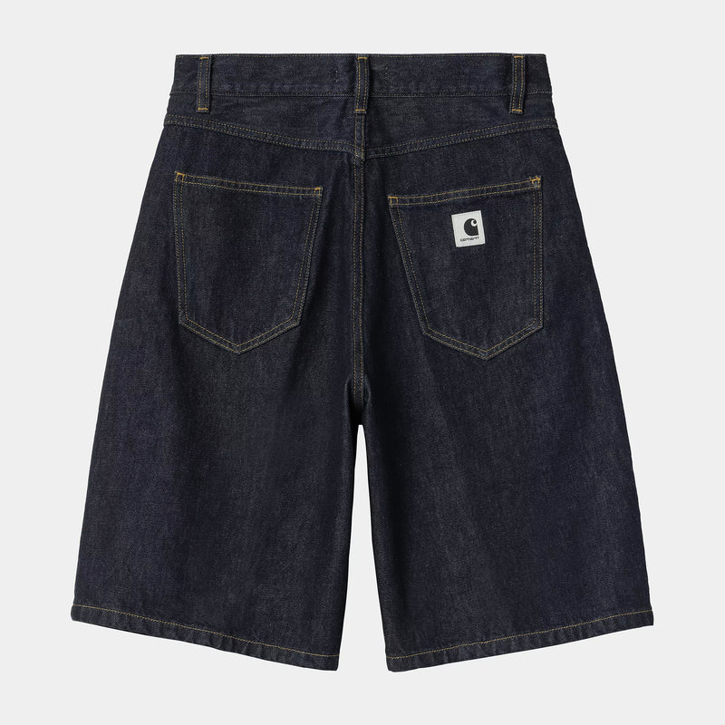 Carhartt WIP W' Brandon Short 100% Cotton 'Smith' Denim, 13.5 oz (Blue Rinsed)