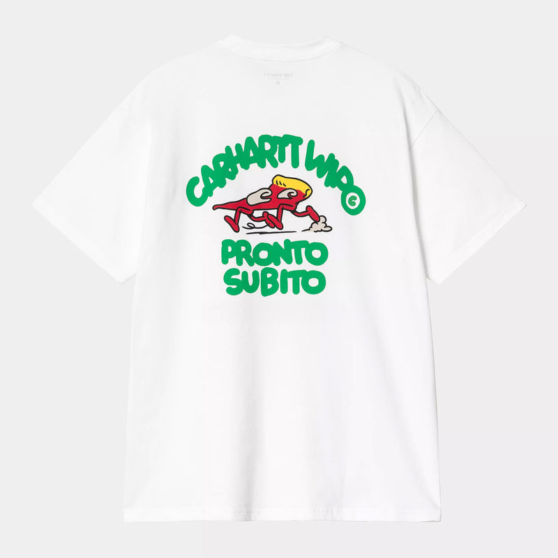 Carhartt WIP S/S Pronto T-Shirt Organic Cotton Single Jersey, 175 g/m² (White)