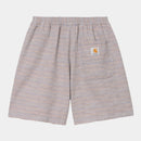 Carhartt WIP Gellar Short Cotton Glenville Jacquard, 7.8 oz (Gellar Stripe/Multicolor rinsed)
