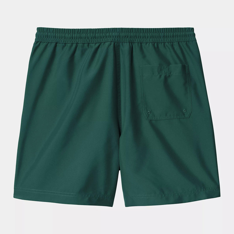 Carhartt WIP Chase Swim Trunks 100% Polyester, 3.7 oz (Dark Fir / Gold)