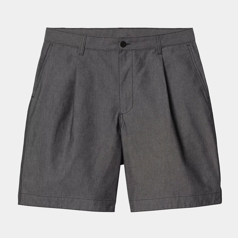 Carhartt WIP Blake Short Polyester/Cotton Chambray, 2.06 oz (Black rinsed)