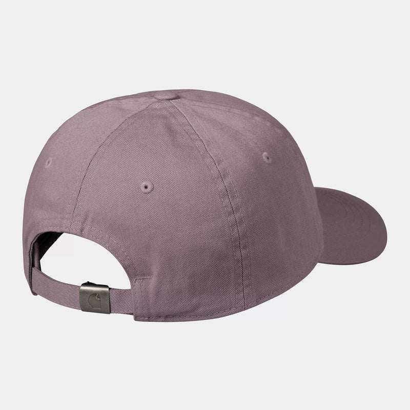 Carhartt WIP Madison Logo Cap Cotton Twill, 8.8 oz (Pink Fog / White)