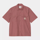 Carhartt WIP S/S Craft Shirt Polyester/Cotton Poplin, 3.8 oz (Dusky Pink)