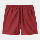 Carhartt WIP Chase Swim Trunks 100% Polyester, 3.7 oz (Scarlet / Gold)