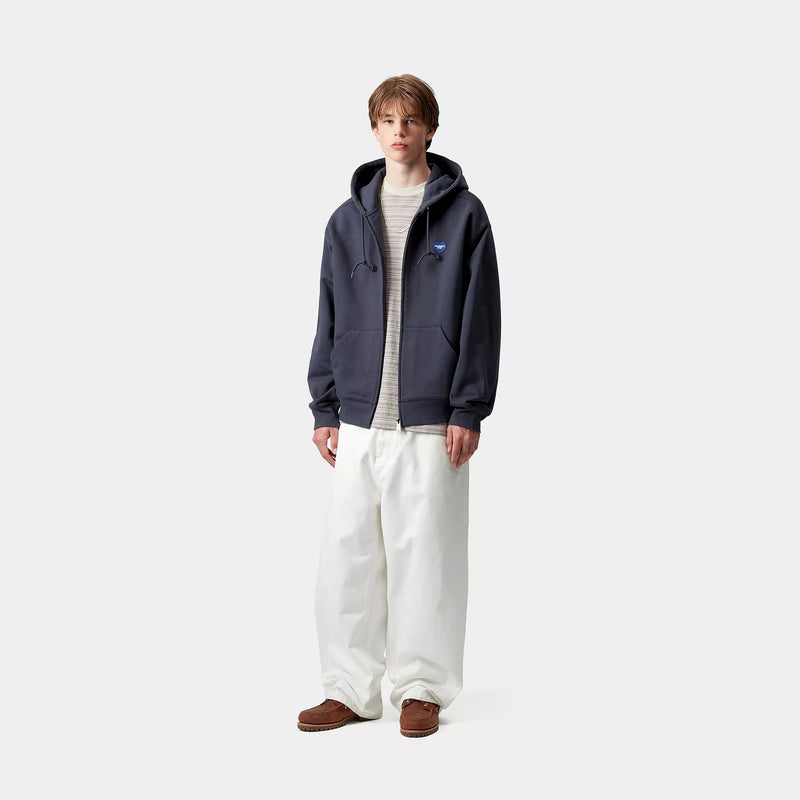 Carhartt WIP Hooded Heart II Hartt Sweat Jacket Cotton/Polyester Sweat, 420 g/m² (Blue)