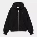 Carhartt WIP W' Hooded Heart II Hartt Jacket Cotton Sweat, 420 g/m² (Black)