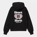 Carhartt WIP W' Hooded Heart II Hartt Jacket Cotton Sweat, 420 g/m² (Black)