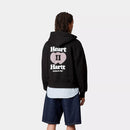 Carhartt WIP W' Hooded Heart II Hartt Jacket Cotton Sweat, 420 g/m² (Black)
