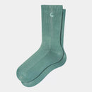 Carhartt WIP Hudson Socks Cotton/Polyester/Elastane (Saguaro chalk wash)