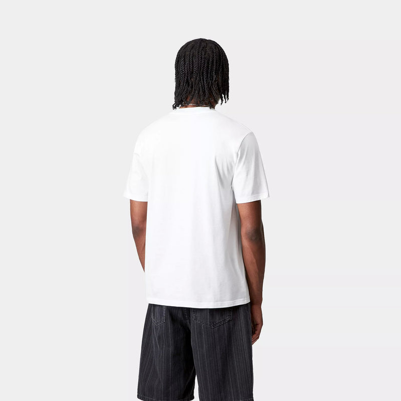 Carhartt WIP S/S Work Life Romance T-Shirt Cotton Single Jersey, 190 g/m² (White)