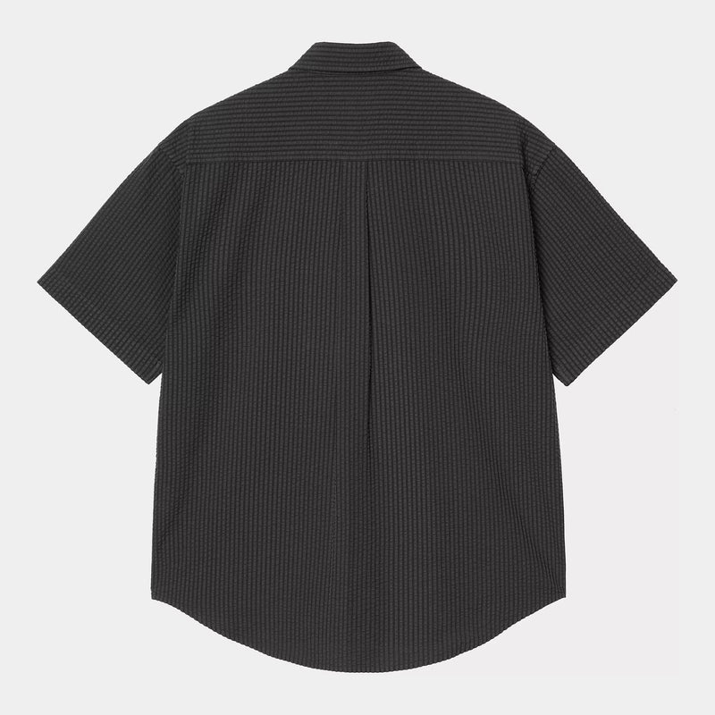 Carhartt WIP S/S Toland Shirt Cotton Seersucker, 4.2 oz (Toland Stripe / Black)