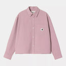 Carhartt WIP W' L/S Toland Shirt Cotton Seersucker, 4.2 oz (Toland Stripe / Pink Fog)