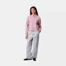 Carhartt WIP W' L/S Toland Shirt Cotton Seersucker, 4.2 oz (Toland Stripe / Pink Fog)