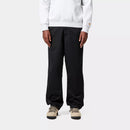 Carhartt WIP Simple Pant Polyester/Cotton Denison Twill, 8.8 oz (Black Rinsed)