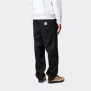 Carhartt WIP Simple Pant Polyester/Cotton Denison Twill, 8.8 oz (Black Rinsed)