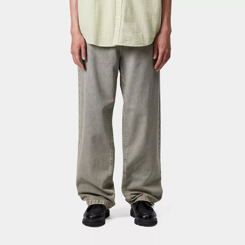 Carhartt WIP Landon Pant 100% Cotton 'Smithtown' Denim, 12 oz (Blue / Leather garment dyed)