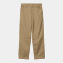 Carhartt WIP Simple Pant Polyester/Cotton Denison Twill, 8.8 oz (Leather)
