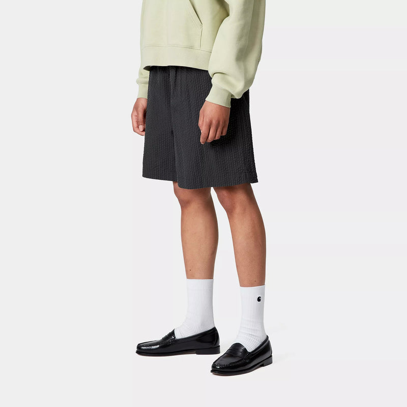 Carhartt WIP W' Toland Short Cotton Seersucker, 4.2 oz (Toland Stripe / Black)