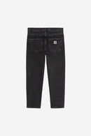 Carhartt WIP Newel Pant Organic Cotton Maitland Denim, 13.5 oz (Black stone washed)