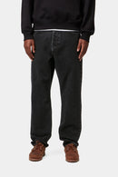 Carhartt WIP Newel Pant Organic Cotton Maitland Denim, 13.5 oz (Black stone washed)