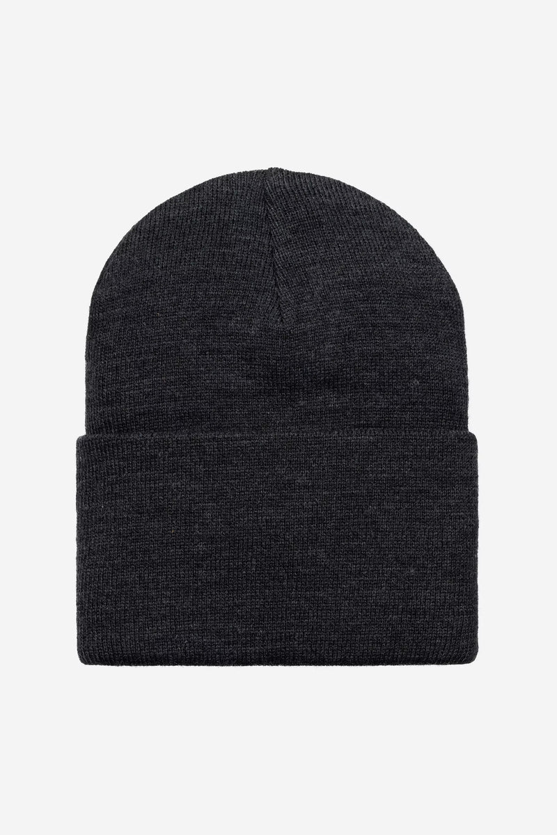 Carhartt WIP Acrylic Watch Hat 100% Acrylic, 9 gauge (Black Heather)