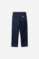 Carhartt WIP Simple Pant 100% Cotton 'Norco' Denim, 11.25 oz (Blue one wash)