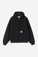 Carhatt WIP OG Active Jacket 100% Organic Cotton 'Dearborn' Canvas, 12 oz (Black stone canvas)