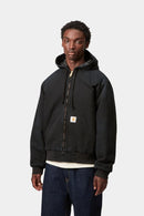 Carhatt WIP OG Active Jacket 100% Organic Cotton 'Dearborn' Canvas, 12 oz (Black stone canvas)