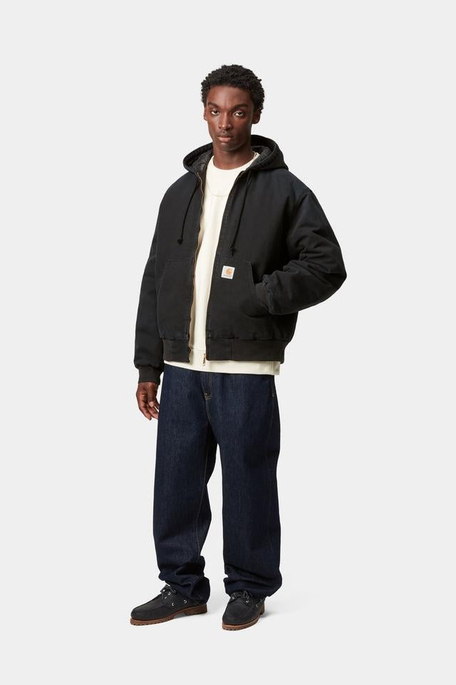 Carhatt WIP OG Active Jacket 100% Organic Cotton 'Dearborn' Canvas, 12 oz (Black stone canvas)
