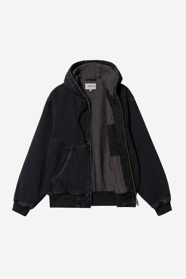Carhartt WIP OG Active Jacket Organic Cotton Maitland Denim, 13.5 oz (Black stone washed)
