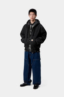 Carhartt WIP OG Active Jacket Organic Cotton Maitland Denim, 13.5 oz (Black stone washed)