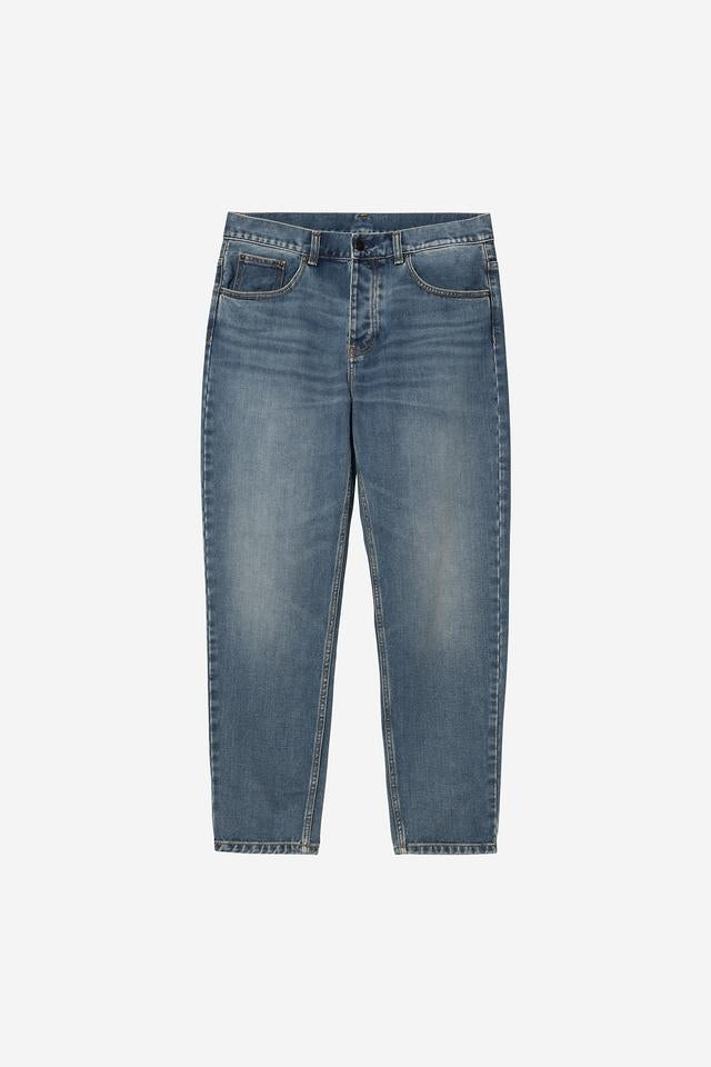 Carhartt WIP Newel Pant Organic Cotton Maitland Denim, 13.5 oz (Blue dark used wash)