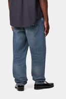 Carhartt WIP Newel Pant Organic Cotton Maitland Denim, 13.5 oz (Blue dark used wash)