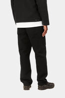 Carhartt WIP Simple Pant Polyester/Cotton Denison Twill, 8.8 oz (Black Rinsed)