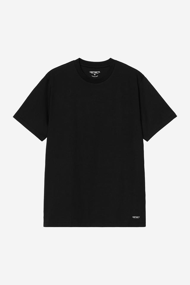 Carhartt WIP Standard Crew Neck T-shirt Cotton Single Jersey, 140 g/m² (Black + Black)