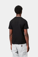 Carhartt WIP Standard Crew Neck T-shirt Cotton Single Jersey, 140 g/m² (Black + Black)