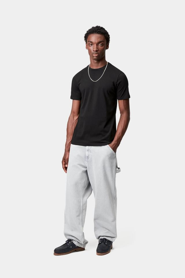 Carhartt WIP Standard Crew Neck T-shirt Cotton Single Jersey, 140 g/m² (Black + Black)